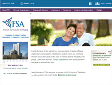 Tablet Screenshot of fsainfo.org